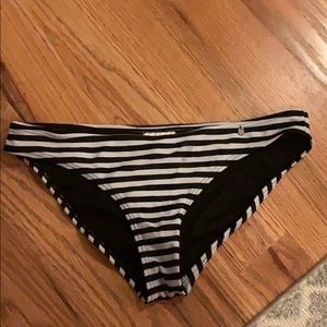 Striped bikini bottoms